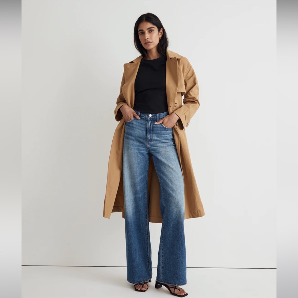 NWT MADEWELL SUPER WIDE-LEG JEAN 31